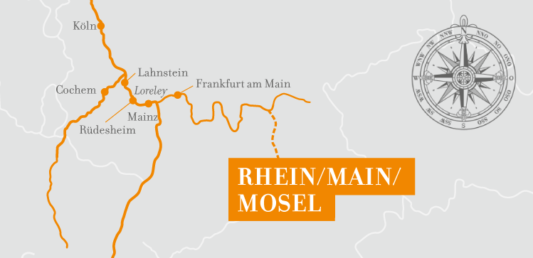 middle rhine valley with moselle
