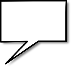 left, shapes, text, balloon, shape, speech, rectangle